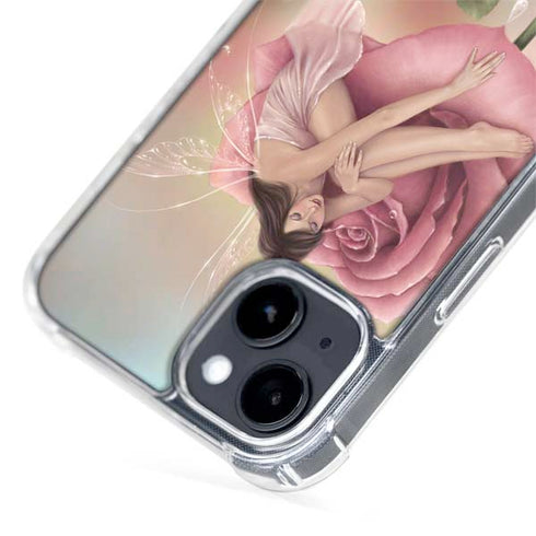 Rose Fairy by Rachel Anderson iPhone 15 Plus MagSafe Case