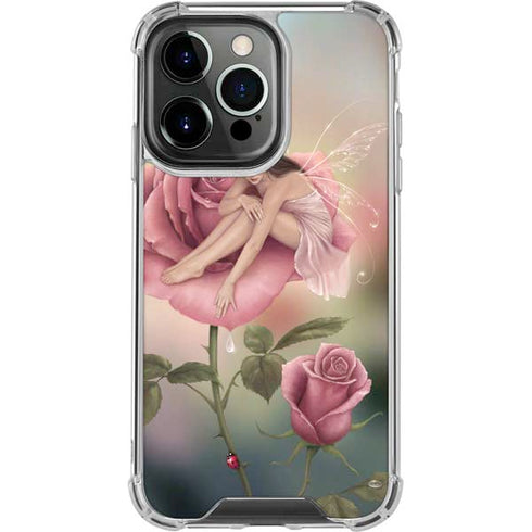 Rachel Anderson Rose Fairy iPhone 14 Pro Clear Case