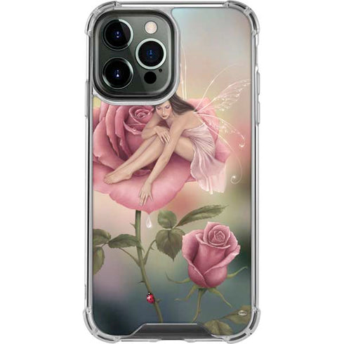 Rose Fairy by Rachel Anderson iPhone 15 Pro Max Clear Case