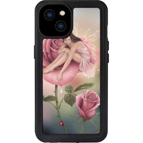 Rose Fairy by Rachel Anderson iPhone 15 Plus Waterproof Case