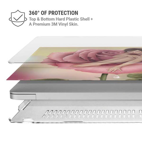 Rachel Anderson Rose Fairy MacBook Pro 13in (2020) Case plus Skin