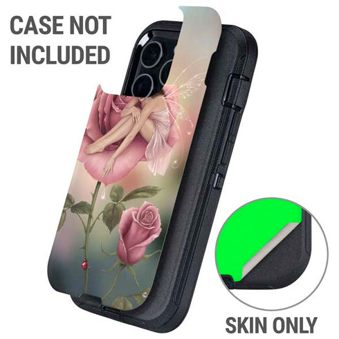 Rose Fairy by Rachel Anderson Otterbox Defender iPhone Skin