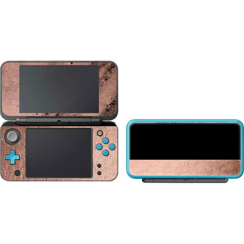 Rose Gold and Black Marble Nintendo 2DS XL (2017) Skin