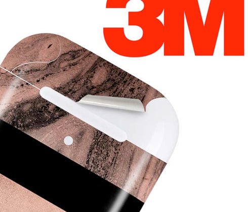 Rose Gold and Black Marble Apple AirPods 2 Skin