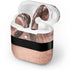 Rose Gold and Black Marble Apple AirPods 2 Skin