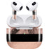 Rose Gold and Black Marble Apple AirPods (3rd Gen 2021) Skin