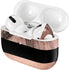 Rose Gold and Black Marble Apple AirPods Pro Skin