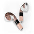 Rose Gold and Black Marble Apple AirPods Skin