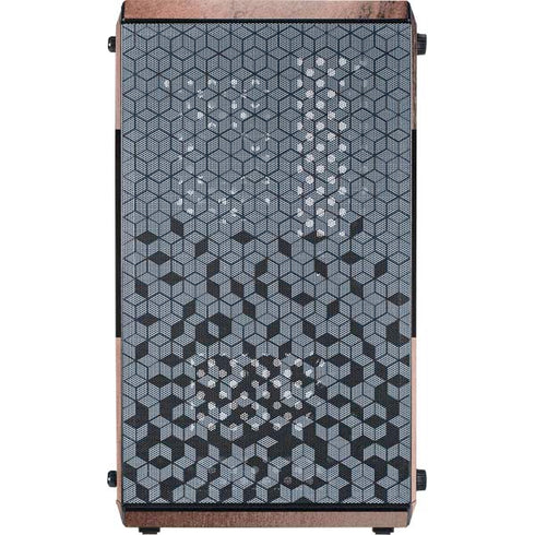 Rose Gold and Black Marble Cooler Master MasterBox Q300L Mini Tower Skin