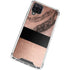 Rose Gold and Black Marble Galaxy A12 Clear Case