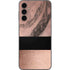 Rose Gold and Black Marble Galaxy A14 5G Skin