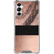 Rose Gold and Black Marble Galaxy A15 5G Clear Case