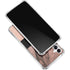 Rose Gold and Black Marble Galaxy A15 5G Clear Case