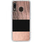Rose Gold and Black Marble Galaxy A20 Clear Case