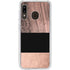 Rose Gold and Black Marble Galaxy A20 Clear Case