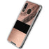 Rose Gold and Black Marble Galaxy A30 Clear Case