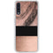 Rose Gold and Black Marble Galaxy A50 Clear Case