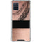 Rose Gold and Black Marble Galaxy A51 5G Clear Case