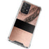 Rose Gold and Black Marble Galaxy A52 5G Clear Case