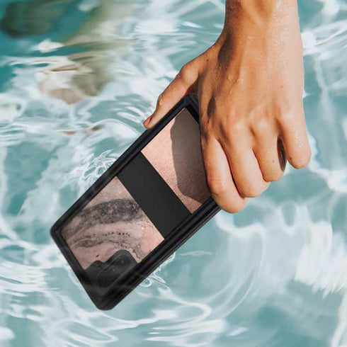 Rose Gold and Black Marble Galaxy Note 10 Waterproof Case