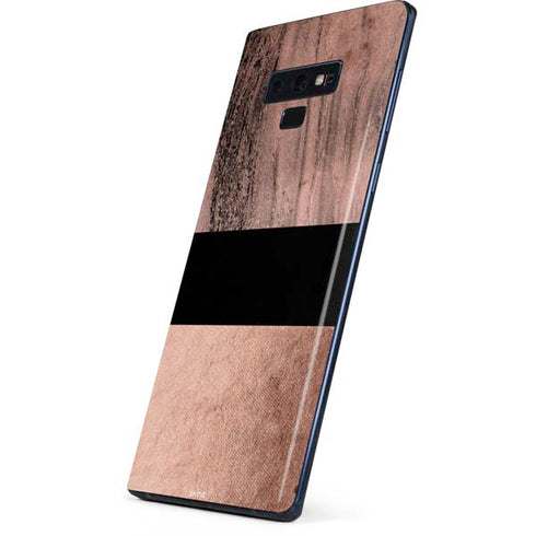 Rose Gold and Black Marble Galaxy Note 9 Skin