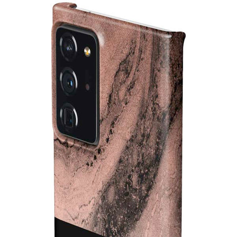 Rose Gold and Black Marble Galaxy Note20 Ultra 5G Lite Case