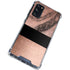 Rose Gold and Black Marble Galaxy S20 FE Clear Case