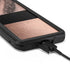 Rose Gold and Black Marble Galaxy S20 Waterproof Case