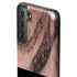 Rose Gold and Black Marble Galaxy S21 FE Pro Case