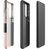 Rose Gold and Black Marble Galaxy S21 FE Pro Case