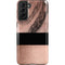 Rose Gold and Black Marble Galaxy S21 FE Pro Case