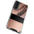 Rose Gold and Black Marble Galaxy S21 Plus 5G Clear Case