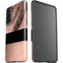 Rose Gold and Black Marble Galaxy S21 Plus 5G Pro Case