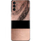 Rose Gold and Black Marble Galaxy S21 Plus 5G Skin
