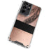 Rose Gold and Black Marble Galaxy S21 Ultra 5G Clear Case