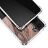 Rose Gold and Black Marble Galaxy S22 Clear Case