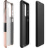 Rose Gold and Black Marble Galaxy S22 Plus Pro Case