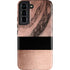 Rose Gold and Black Marble Galaxy S22 Pro Case