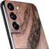 Rose Gold and Black Marble Galaxy S22 Skin