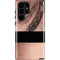 Rose Gold and Black Marble Galaxy S22 Ultra Pro Case