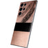 Rose Gold and Black Marble Galaxy S22 Ultra Skin