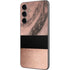 Rose Gold and Black Marble Galaxy S23 FE Skin