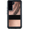 Rose Gold and Black Marble Galaxy S23 Plus Waterproof Case