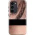 Rose Gold and Black Marble Galaxy S23 Pro Case