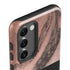 Rose Gold and Black Marble Galaxy S23 Pro Case