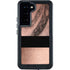 Rose Gold and Black Marble Galaxy S23 Waterproof Case