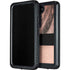 Rose Gold and Black Marble Galaxy S23 Waterproof Case