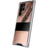 Rose Gold and Black Marble Galaxy S24 Ultra Clear Case