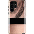 Rose Gold and Black Marble Galaxy S24 Ultra Impact Case
