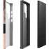 Rose Gold and Black Marble Galaxy S24 Ultra Impact Case